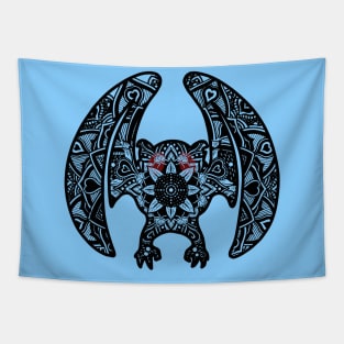 Cute Mothman Mandala Design Tapestry