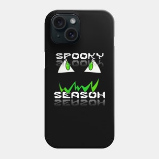 Jack O Lantern Face - Halloween Costume - Spooky Season - Glowing Green Phone Case