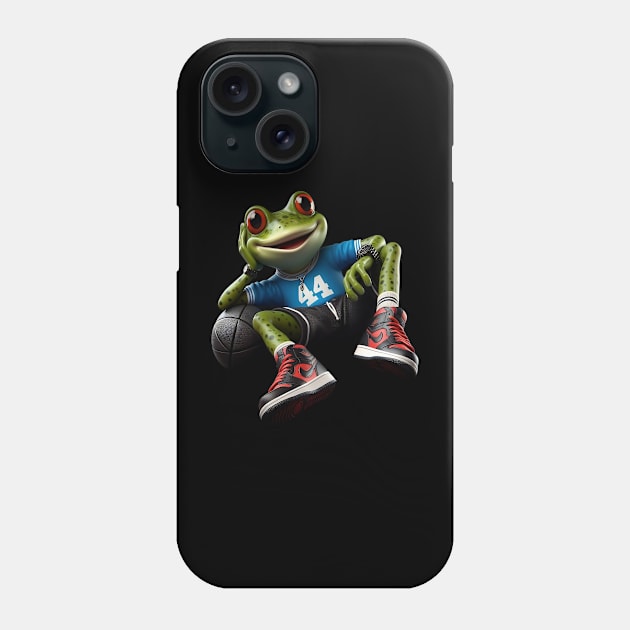 Lazy frog, funny animal Lazy People gift Phone Case by Customo