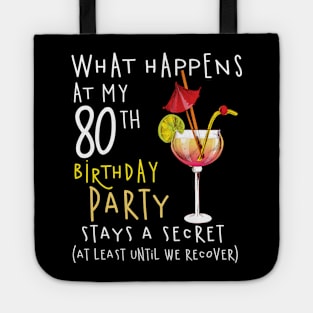 80Th Birthday - What Happens 80Th Birthday Tote