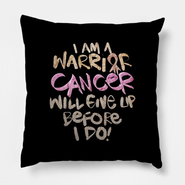 Cancer Awareness Pillow by TheBestHumorApparel