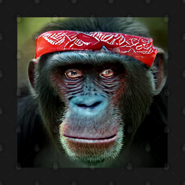 Funny cheeky chimps bored monkey ape by PlanetMonkey