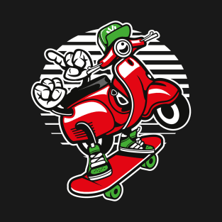 scooter and vespa t shirt T-Shirt