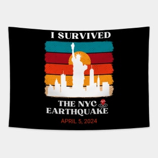 I survived the nyc earthquake 2024 Tapestry