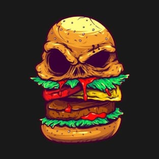 MONSTER BURGER AWESOME DESIGN T-Shirt