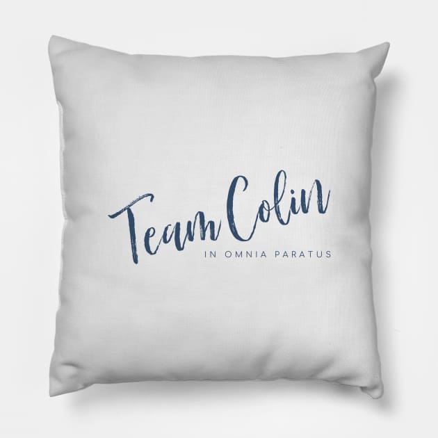 Team Colin Pillow by Stars Hollow Mercantile