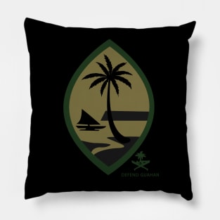 Guam Seal Green Pillow