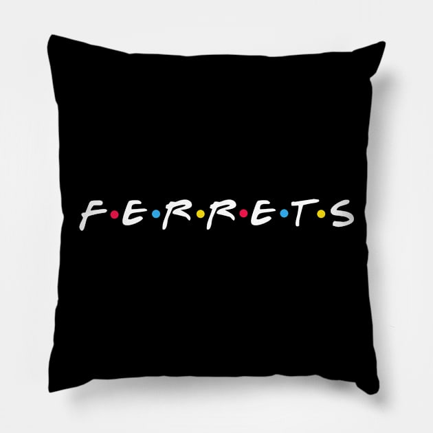 Ferrets Pillow by sqwear