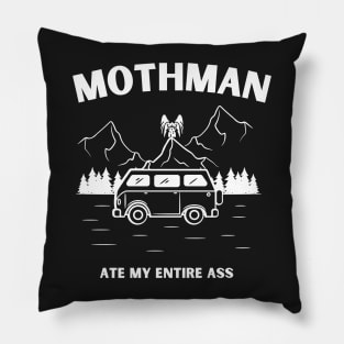 mothman ate my entire ass Pillow