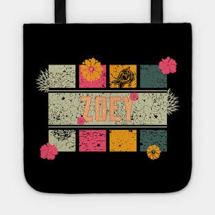 80s // Name // zoey // Retro Style Tote