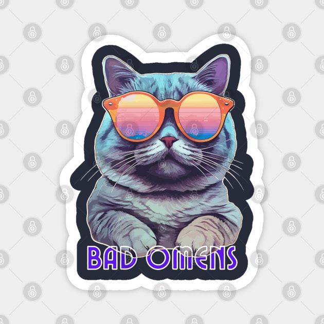 bad omens Magnet by Oks Storee