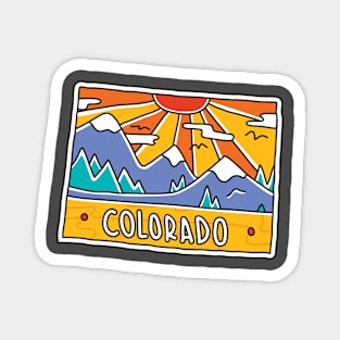 Colorado Nature Landscape Postcard Magnet