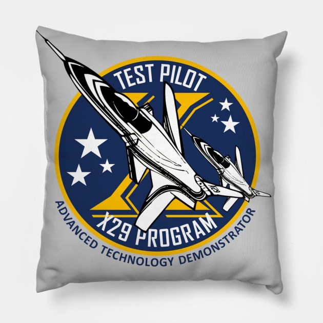 Test Pilot - X29 Program Pillow by TCP