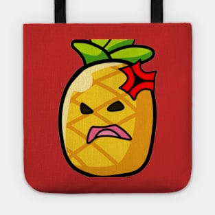 pissed off pineapple Tote