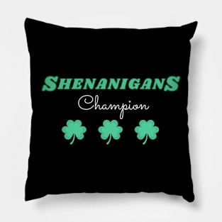 sheanigans squad - st patrick day Pillow