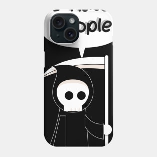 i hate people Phone Case