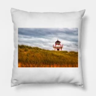 Covehead Lighthouse PEI 10 Pillow