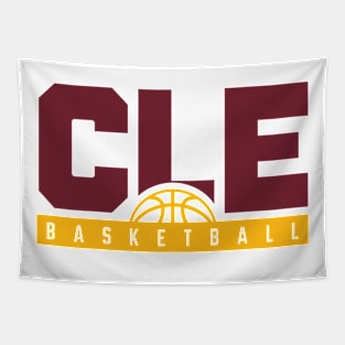 Cleveland Basketball Tee Tapestry