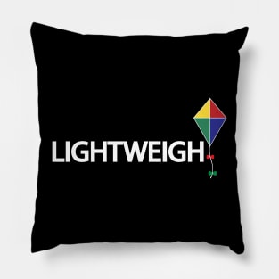 Lightweight being lightweight typography design Pillow