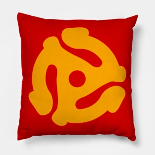 45 RPM Record Adapter (flat) Pillow