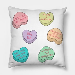 G Girls conversation hearts Pillow