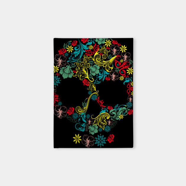 Skull of floral beauty