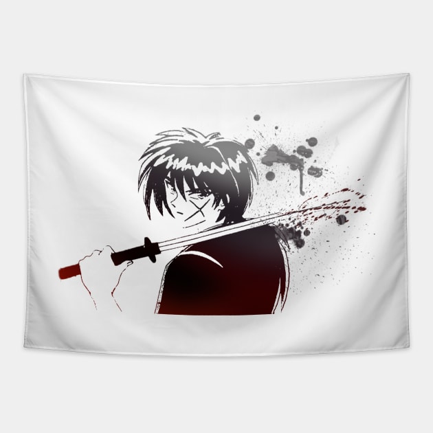 Himura Kenshin Tapestry by James Mclean