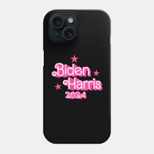 Biden Harris 2024 For President Barbie Version Phone Case