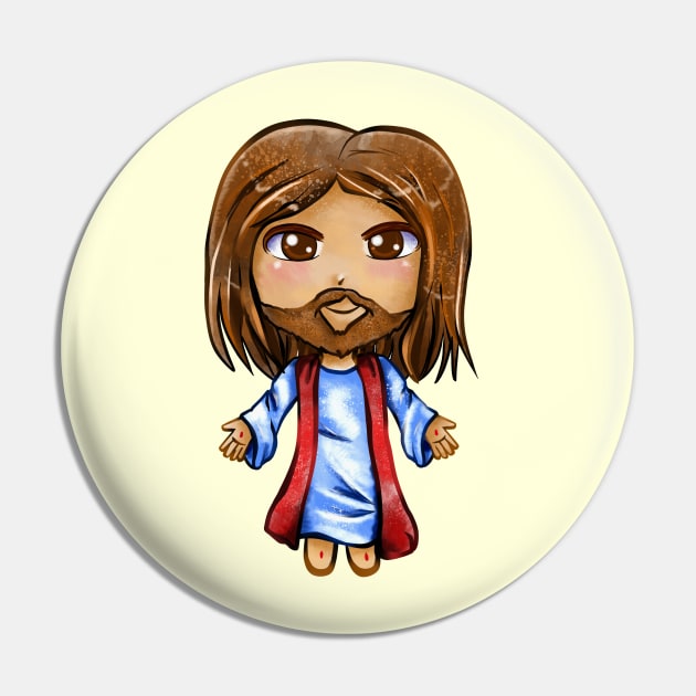 Jesus Christ Pin by Yennie Fer (FaithWalkers)