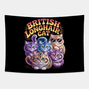 90's British Longhair Cat Highland Straight Tapestry