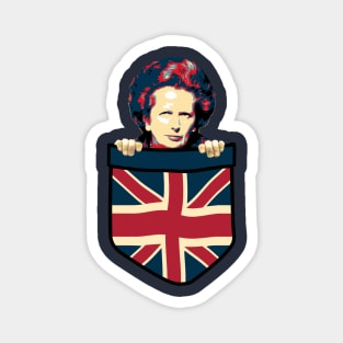 Margaret Thatcher Chest Pocket Magnet