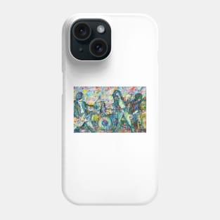 RAMONES innconcert - watercolor portrait Phone Case