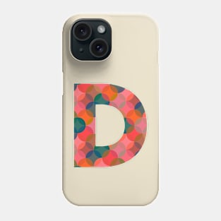 Letter D Initial Phone Case