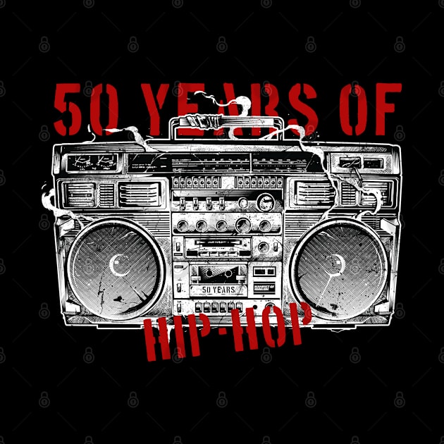 50 Years of Hip Hop by Attr4c Artnew3la