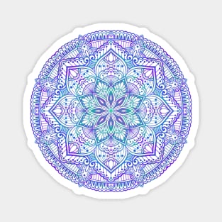 Psychedelic Mandala Magnet