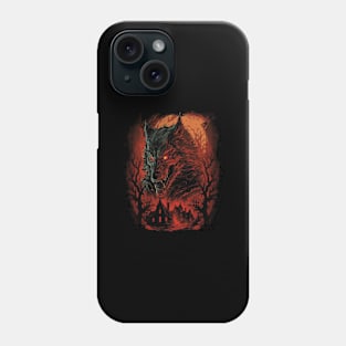 Werewolf of the Harvest Moon Phone Case