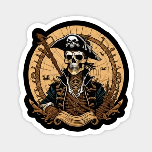 Skull Pirates Magnet