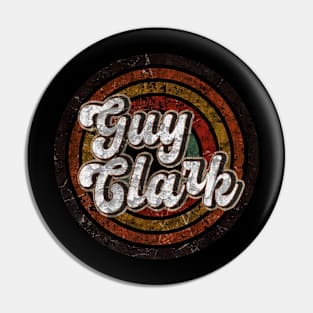 Guy Clark - vintage design on top Pin