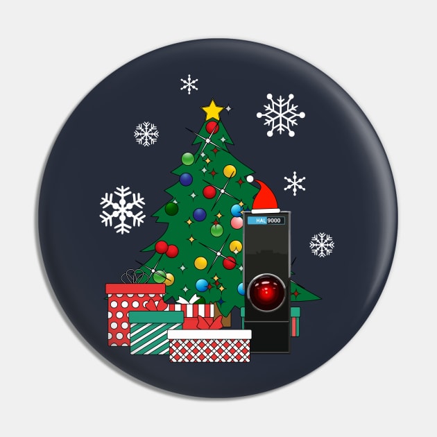 HAL 9000 Around The Christmas Tree 2001 A Space Odyssey Pin by Nova5