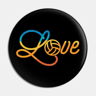 Volleyball Love Pin