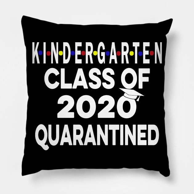 Kindergarten Class Of 2020 Quarantined - Funny Apocalypse Sick Flu Meme Pillow by Redmart