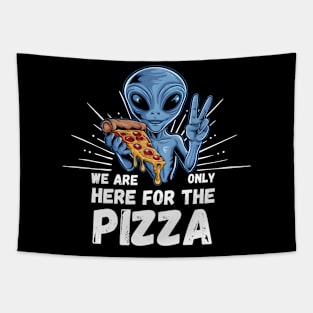 Peace, Love, and Pizza from Outer Space Tapestry