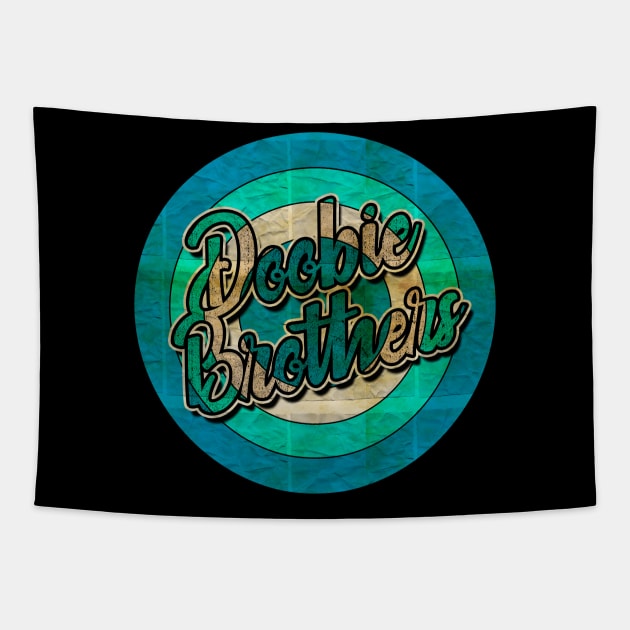 Retro Vintage Doobie Brothers Tapestry by Electric Tone