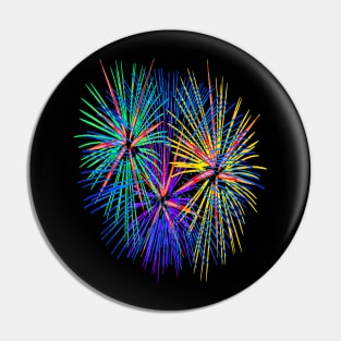 Light Up The Night Sky Colorful Fireworks Celebrations 6 Pin