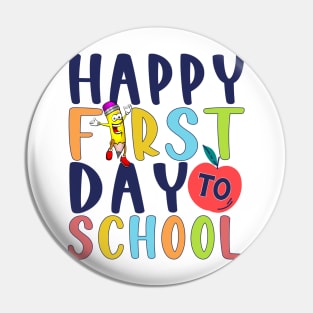 Welcome Back To School First Day Of School Students Teachers Pin