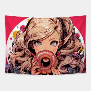 ann donut Tapestry