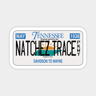 Natchez Trace Parkway, Tennessee license plate Magnet