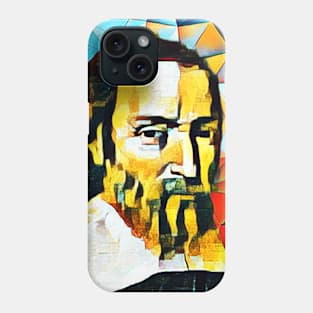 Nicolas Claude Fabri de Peiresc Abstract Portrait | Nicolas Claude Fabri de Peiresc Artwork Phone Case