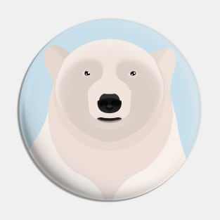 Polar bear Pin