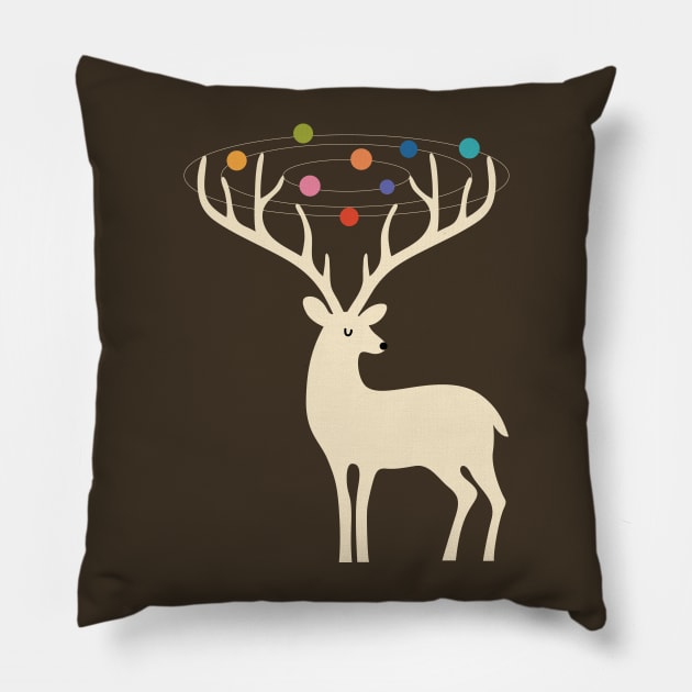 My Deer Universe Pillow by AndyWestface